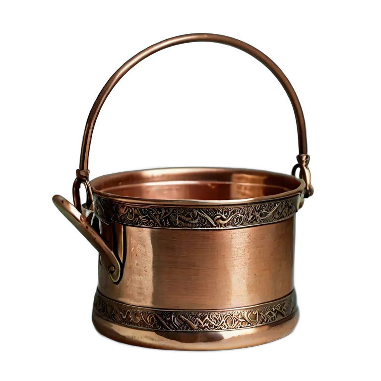 遺物 儀式と日常の工芸品 アラブの銅製調理鍋 透過 PNG 画像 フリー素材 #32540