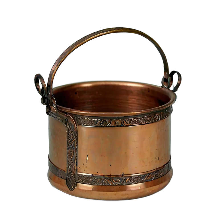 遺物 儀式と日常の工芸品 アラブの銅製調理鍋 透過 PNG 画像 フリー素材 #32541