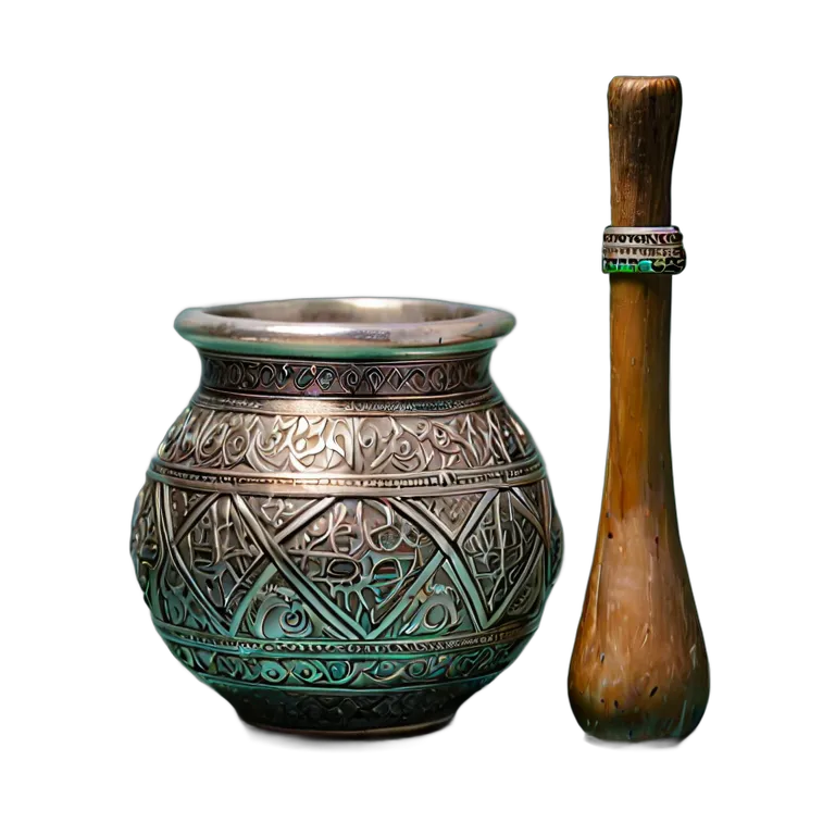 遺物 儀式と日常の工芸品 アラブコールポットアンドスティック 透過 PNG 画像 フリー素材 #32530