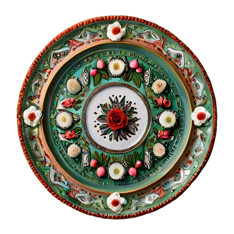 遺物 儀式と日常の工芸品 アラブのウェディングヘナプレート 透過 PNG 画像 フリー素材 #32568