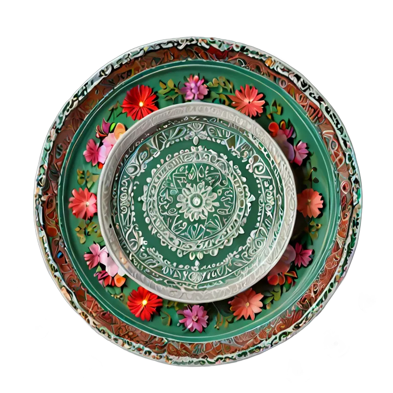 遺物 儀式と日常の工芸品 アラブのウェディングヘナプレート 透過 PNG 画像 フリー素材 #32569