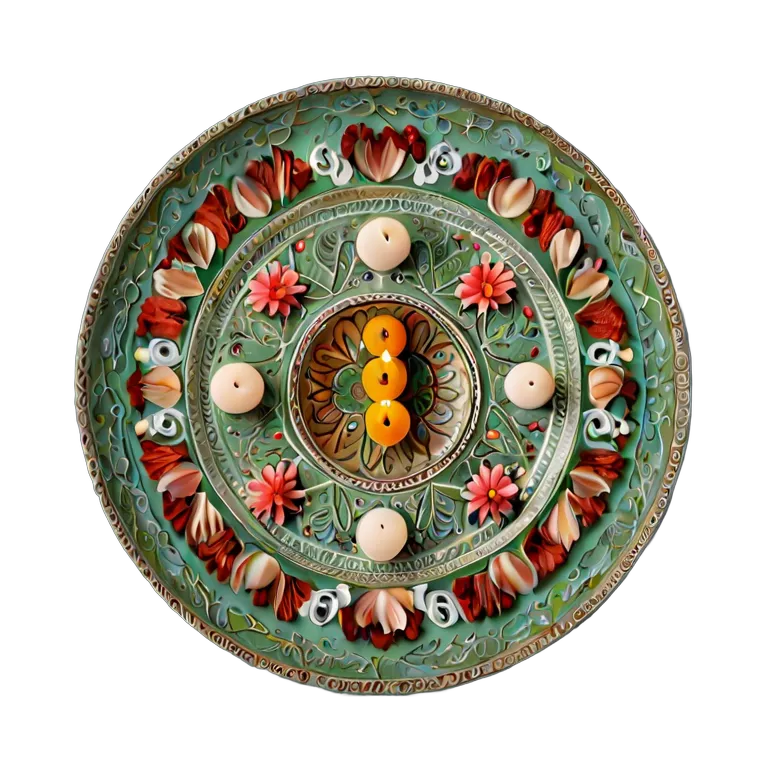 遺物 儀式と日常の工芸品 アラブのウェディングヘナプレート 透過 PNG 画像 フリー素材 #32576