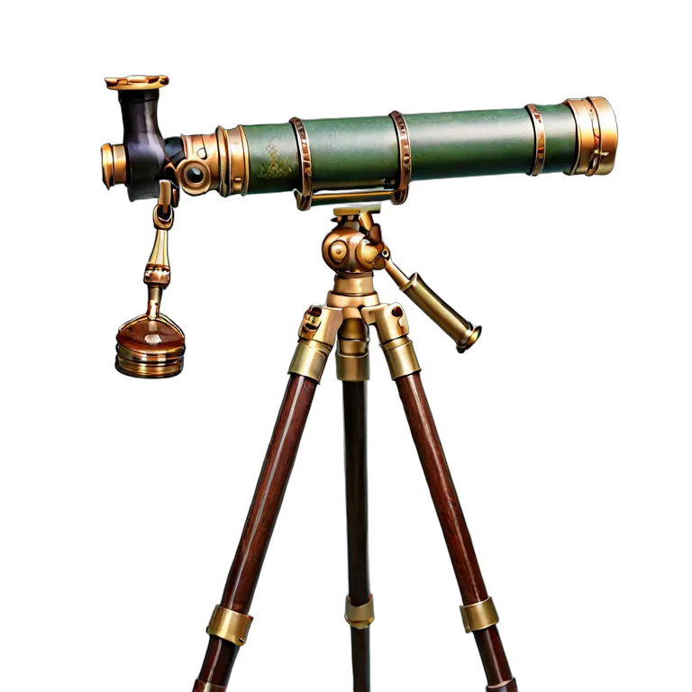 遺物 儀式と日常の工芸品 英国のアンティーク望遠鏡 透過 PNG 画像 フリー素材 #32563