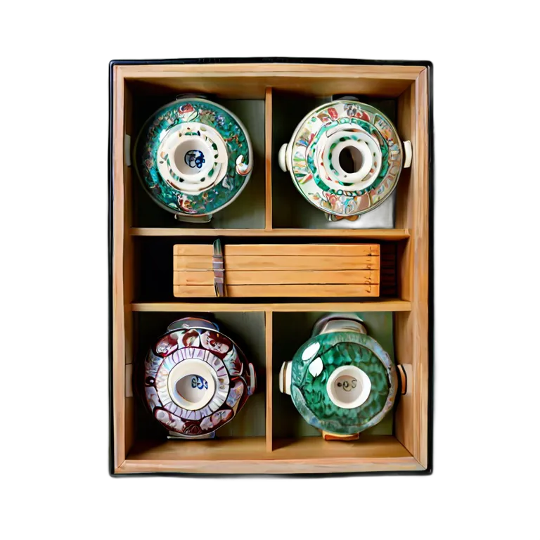 遺物 儀式と日常の工芸品 日本の茶箱 透過 PNG 画像 フリー素材 #32550