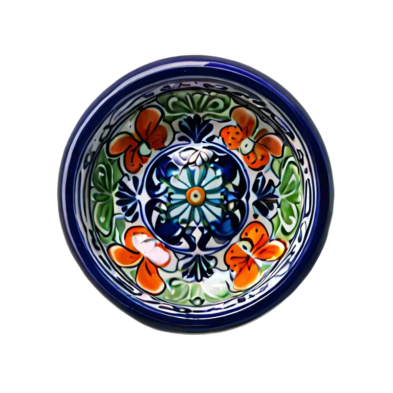 遺物 儀式と日常の工芸品 スペイン産タラベラ石鹸皿 透過 PNG 画像 フリー素材 #32587