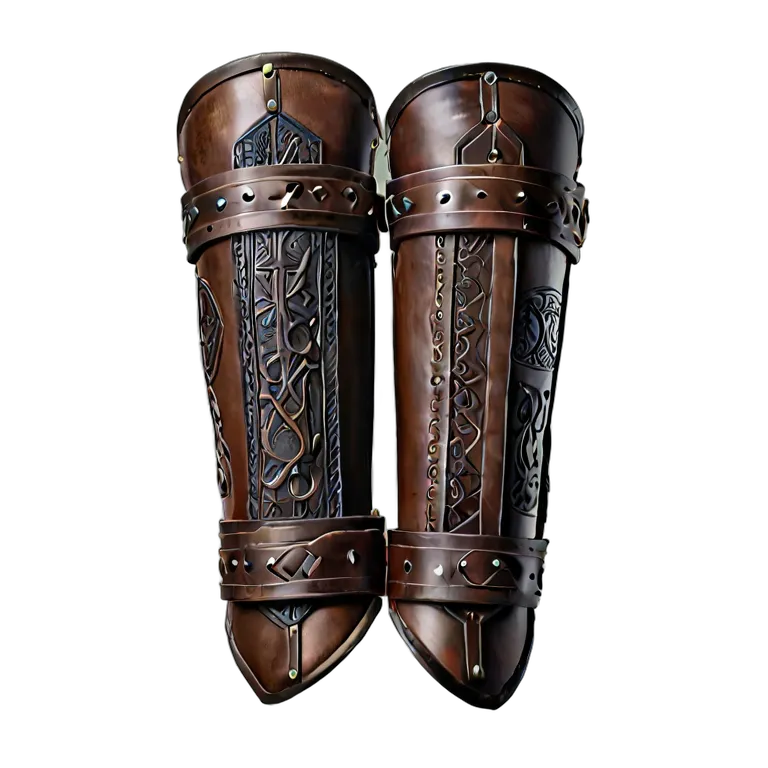 遺物 伝統武器 バイキングすね当て 透過 PNG 画像 フリー素材 #32030