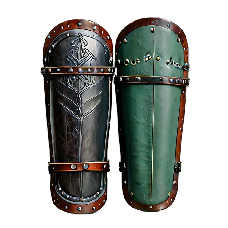 遺物 伝統武器 バイキングすね当て 透過 PNG 画像 フリー素材 #32032