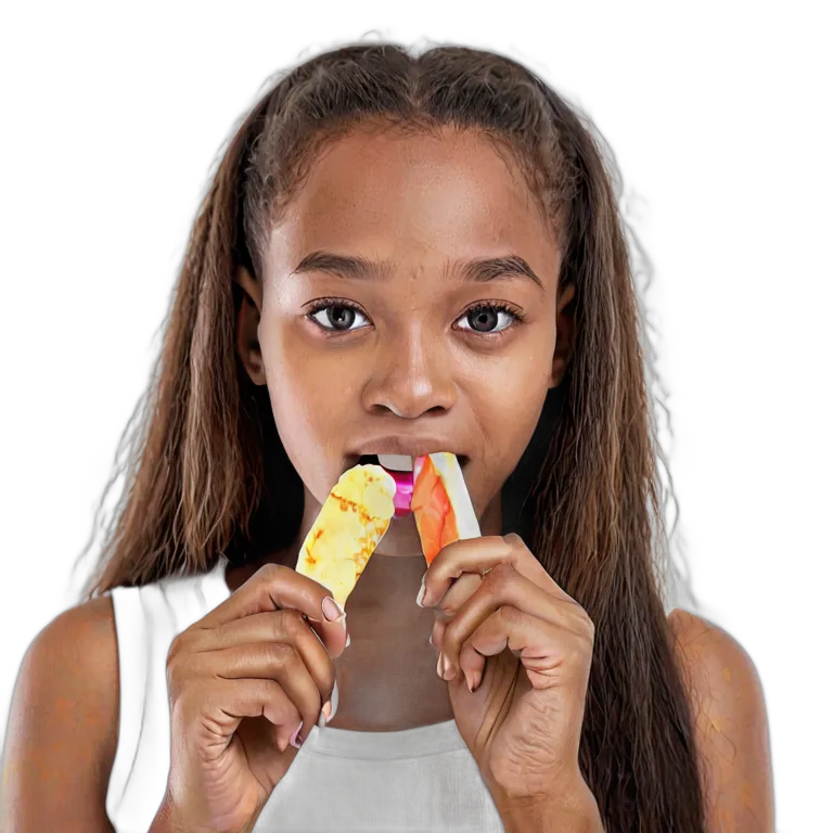 人間 幸せ 満足そうな表情のアフリカ系アメリカ人の10代の少女 透過 PNG 画像 フリー素材 #38258