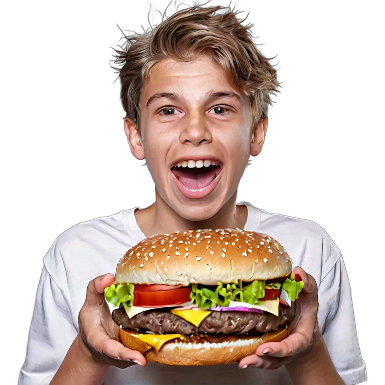 人間 幸せ 純粋に楽しそうな表情をした白人の少年 透過 PNG 画像 フリー素材 #38231