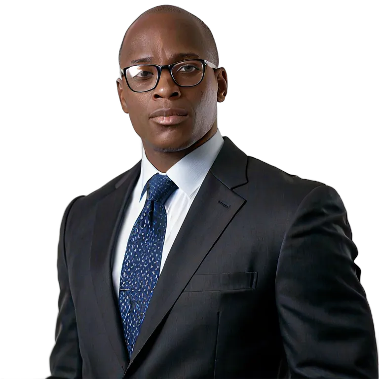 人間 仕事 アフリカ系アメリカ人男性弁護士 透過 PNG 画像 フリー素材 #39904