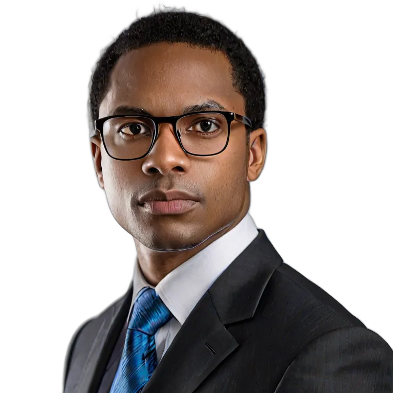 人間 仕事 アフリカ系アメリカ人男性弁護士 透過 PNG 画像 フリー素材 #39909