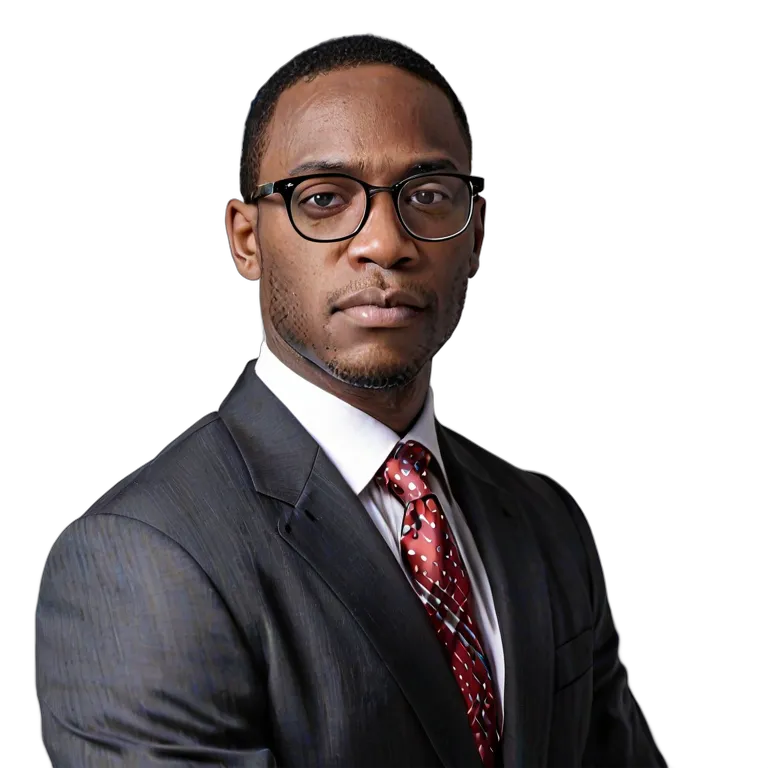 人間 仕事 アフリカ系アメリカ人男性弁護士 透過 PNG 画像 フリー素材 #39910