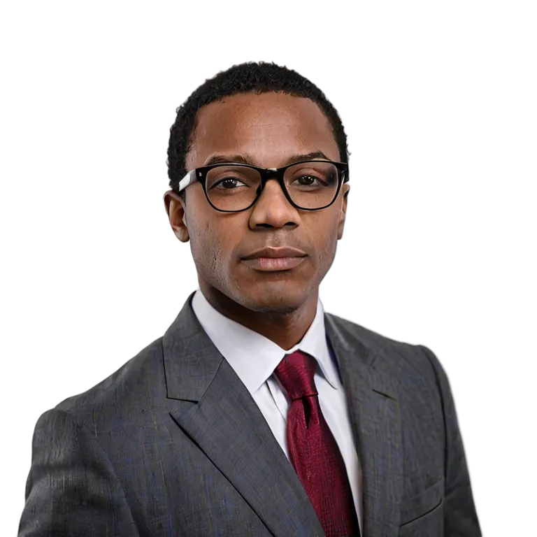 人間 仕事 アフリカ系アメリカ人男性弁護士 透過 PNG 画像 フリー素材 #39911