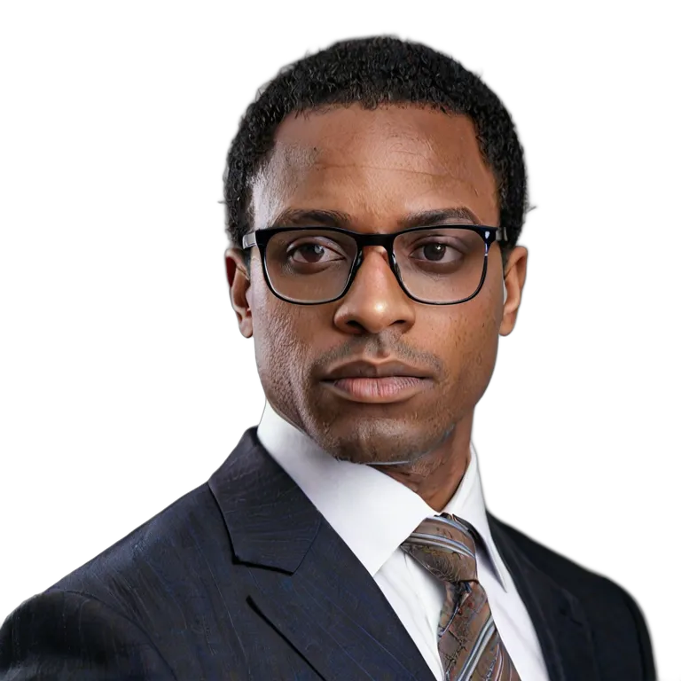 人間 仕事 アフリカ系アメリカ人男性弁護士 透過 PNG 画像 フリー素材 #39913