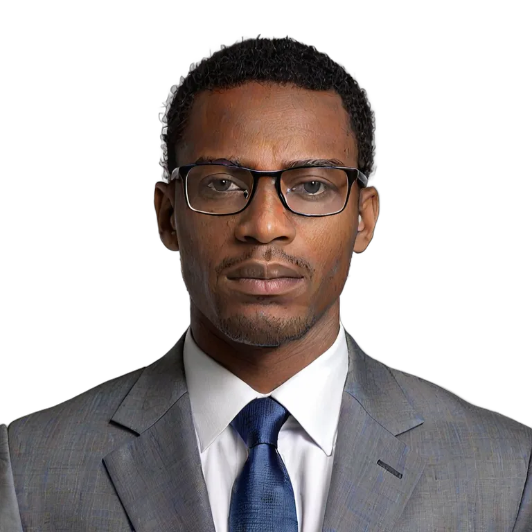 人間 仕事 アフリカ系アメリカ人男性弁護士 透過 PNG 画像 フリー素材 #39917