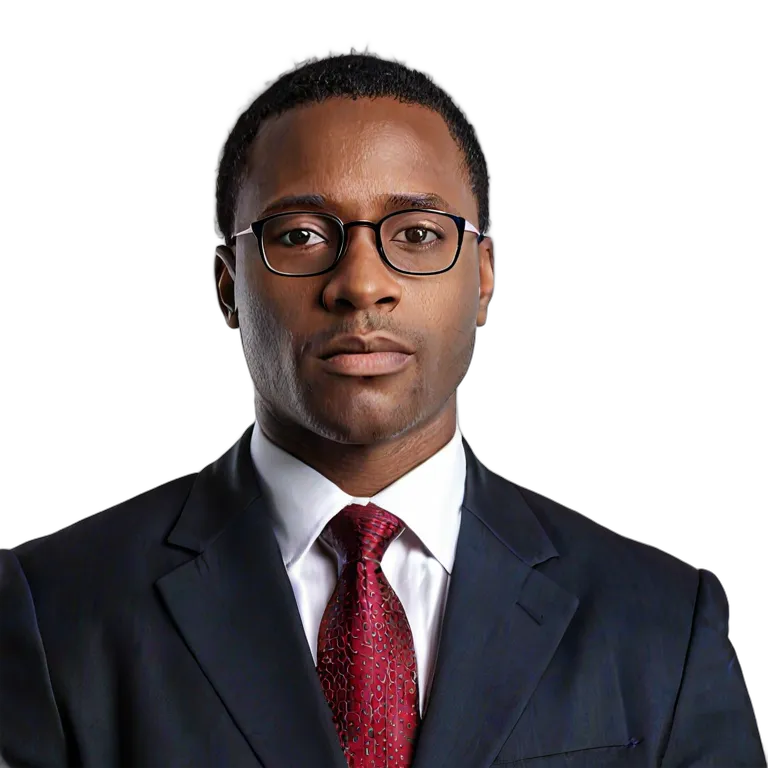 人間 仕事 アフリカ系アメリカ人男性弁護士 透過 PNG 画像 フリー素材 #39918