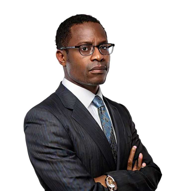 人間 仕事 アフリカ系アメリカ人男性弁護士 透過 PNG 画像 フリー素材 #39919