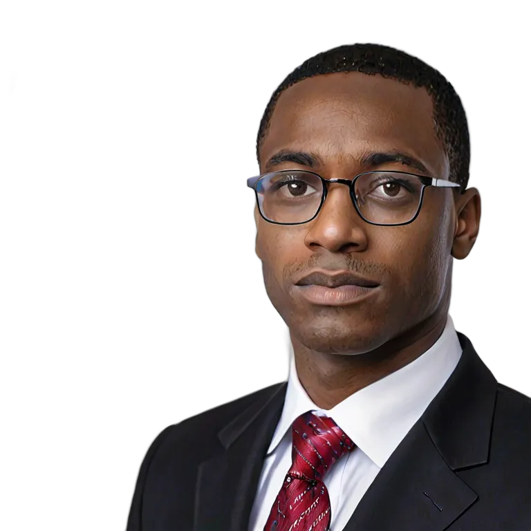 人間 仕事 アフリカ系アメリカ人男性弁護士 透過 PNG 画像 フリー素材 #39921