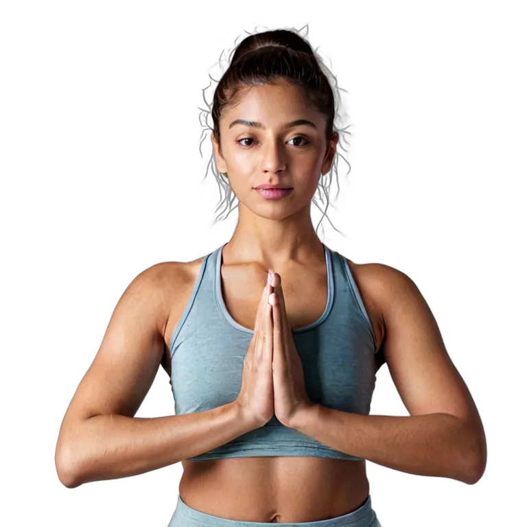 人間 仕事 ヒスパニック系の若い女性ヨガインストラクター 透過 PNG 画像 フリー素材 #39893