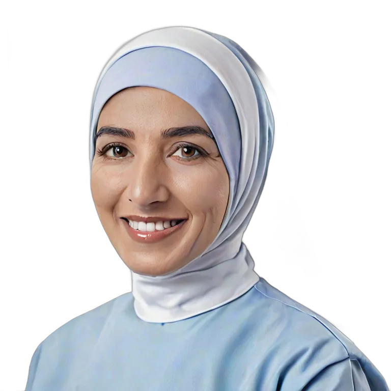 人間 仕事 シニアアラブ人女性看護師 透過 PNG 画像 フリー素材 #39857