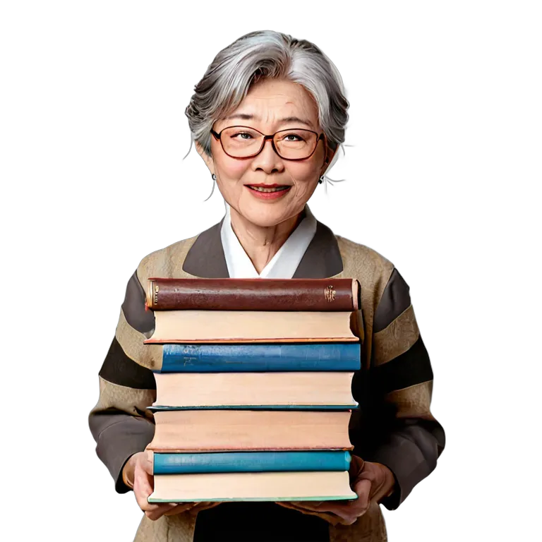 上級日本人女性司書 透過 PNG 画像 フリー素材 #39938