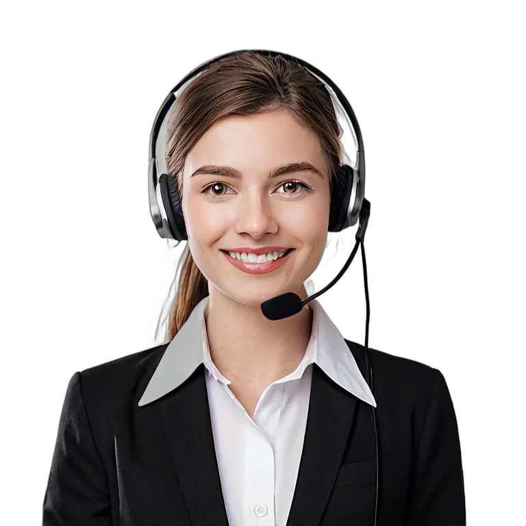 人間 仕事 若い白人女性受付係 透過 PNG 画像 フリー素材 #39926