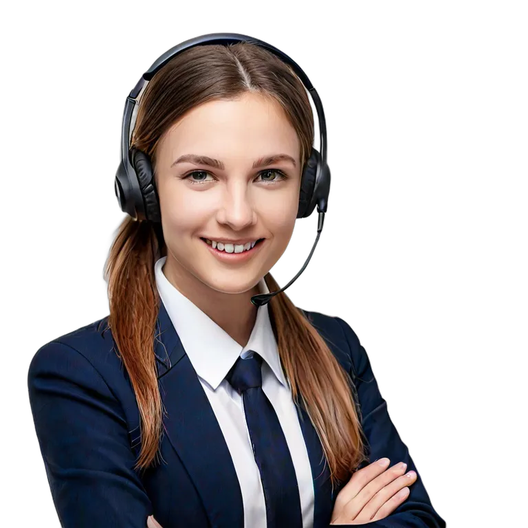 人間 仕事 若い白人女性受付係 透過 PNG 画像 フリー素材 #39927