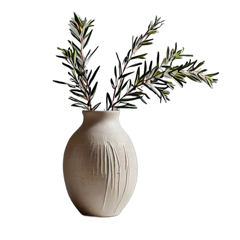 Occasion Ramadan minimalist-ceramic-vase-with-olive-branches Transparent PNG Image Free Resource #17726