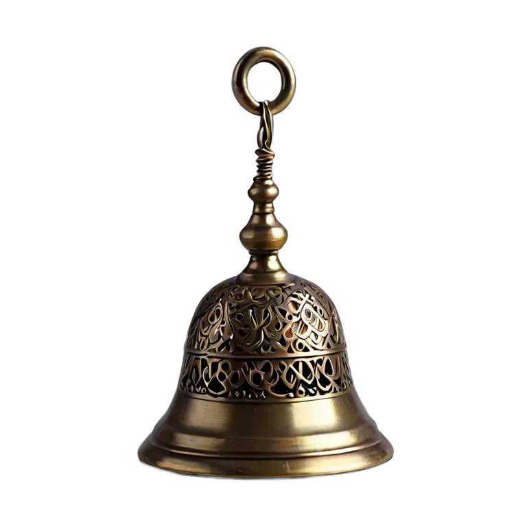 行事 ラマダン スフールによる目覚まし用の小さな真鍮の鐘 透過 PNG 画像 フリー素材 #17759