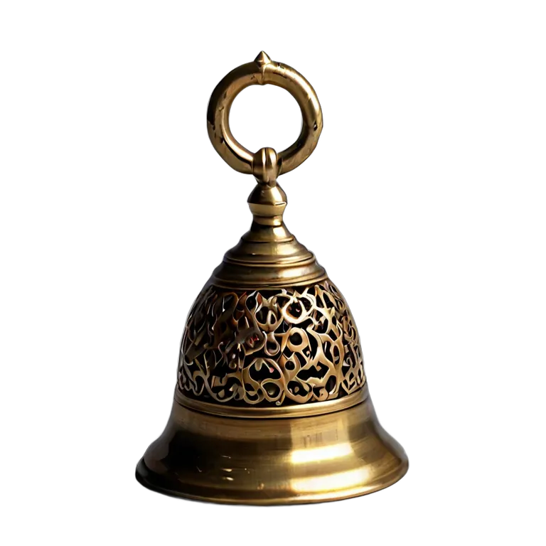 行事 ラマダン スフールによる目覚まし用の小さな真鍮の鐘 透過 PNG 画像 フリー素材 #17762