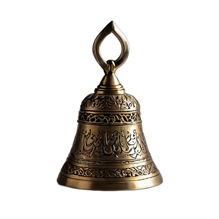 行事 ラマダン スフールによる目覚まし用の小さな真鍮の鐘 透過 PNG 画像 フリー素材 #17763