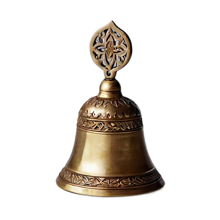 行事 ラマダン スフールによる目覚まし用の小さな真鍮の鐘 透過 PNG 画像 フリー素材 #17764