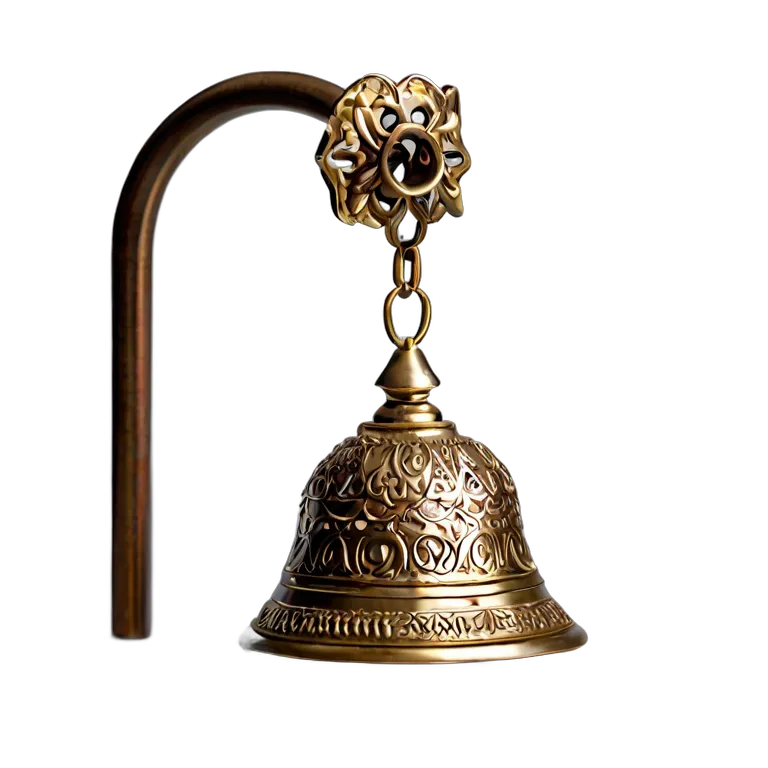 行事 ラマダン スフールによる目覚まし用の小さな真鍮の鐘 透過 PNG 画像 フリー素材 #17768