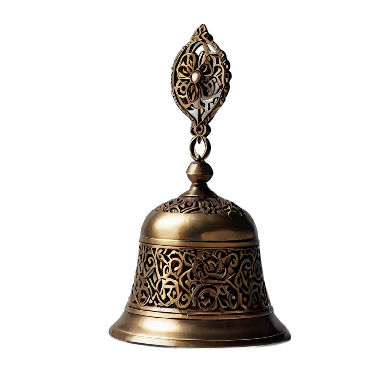 行事 ラマダン スフールによる目覚まし用の小さな真鍮の鐘 透過 PNG 画像 フリー素材 #17771