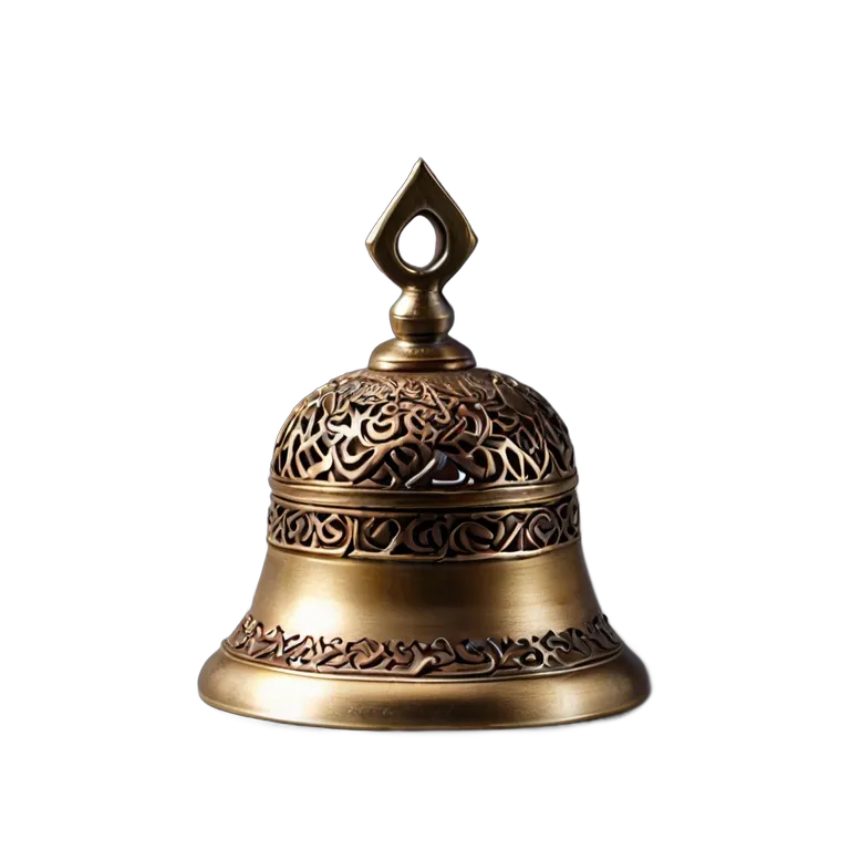行事 ラマダン スフールによる目覚まし用の小さな真鍮の鐘 透過 PNG 画像 フリー素材 #17775