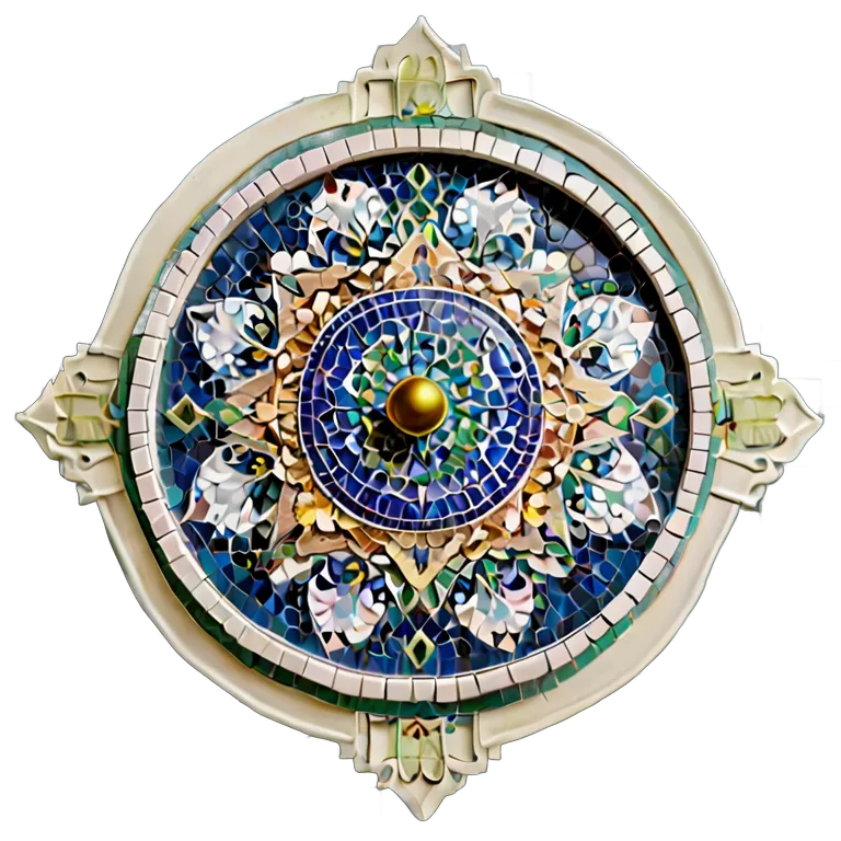 行事 イード モザイクタイル噴水 透過 PNG 画像 フリー素材 #27438