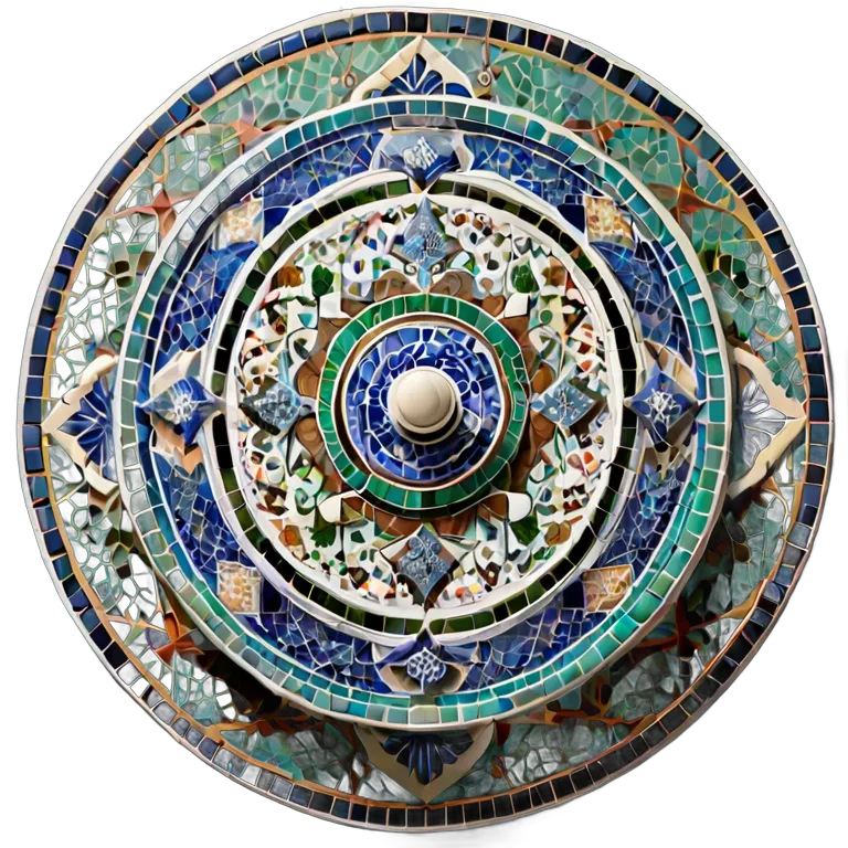 行事 イード モザイクタイル噴水 透過 PNG 画像 フリー素材 #27443