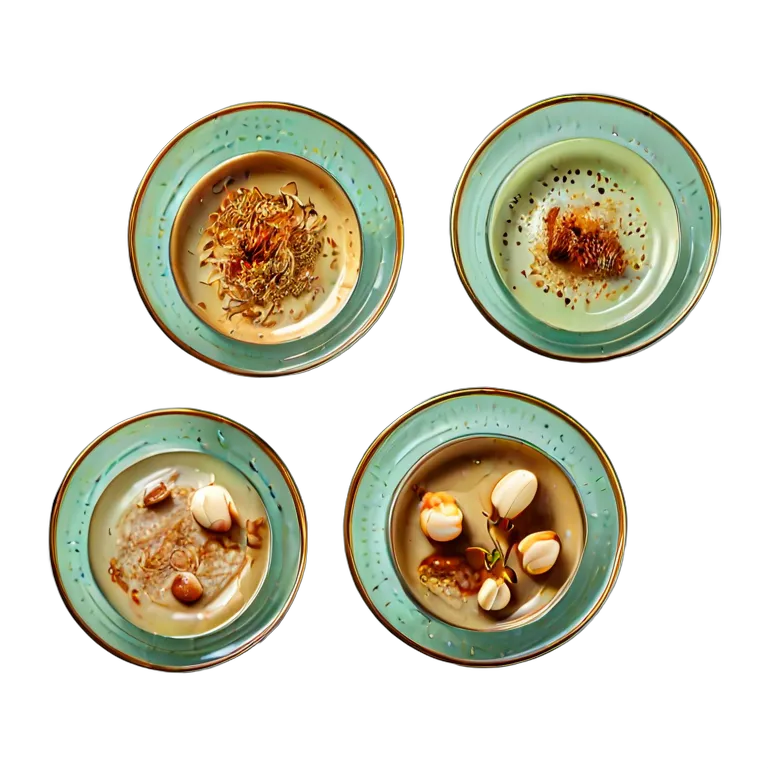 行事 イード デザート用の金縁ガラスボウルセット 透過 PNG 画像 フリー素材 #27390