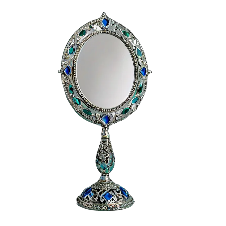 行事 結婚式 アラブの手持ちブライダルミラー 透過 PNG 画像 フリー素材 #34622