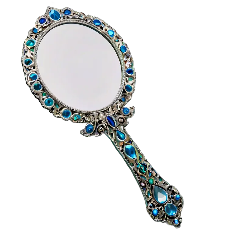 行事 結婚式 アラブの手持ちブライダルミラー 透過 PNG 画像 フリー素材 #34623