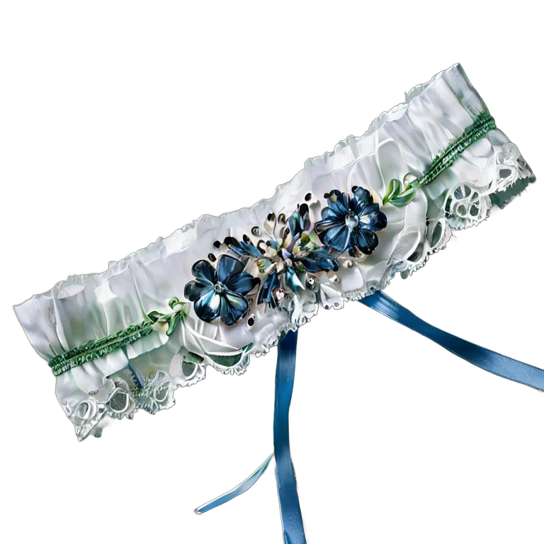 行事 結婚式 ブルーサファイアガーター 透過 PNG 画像 フリー素材 #34625