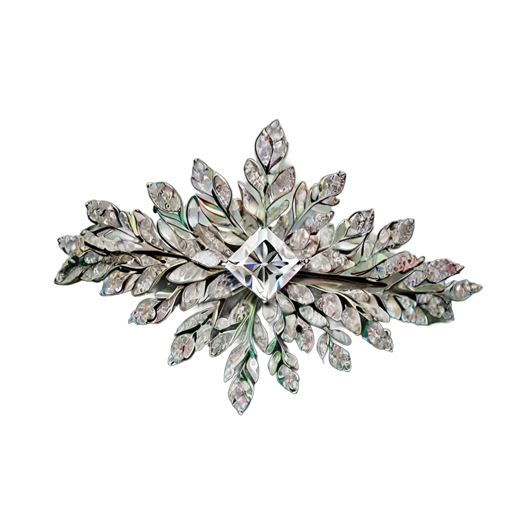 行事 結婚式 ダイヤモンドヘアクリップ 透過 PNG 画像 フリー素材 #34654