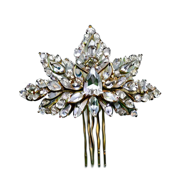 行事 結婚式 ダイヤモンドヘアクリップ 透過 PNG 画像 フリー素材 #34657