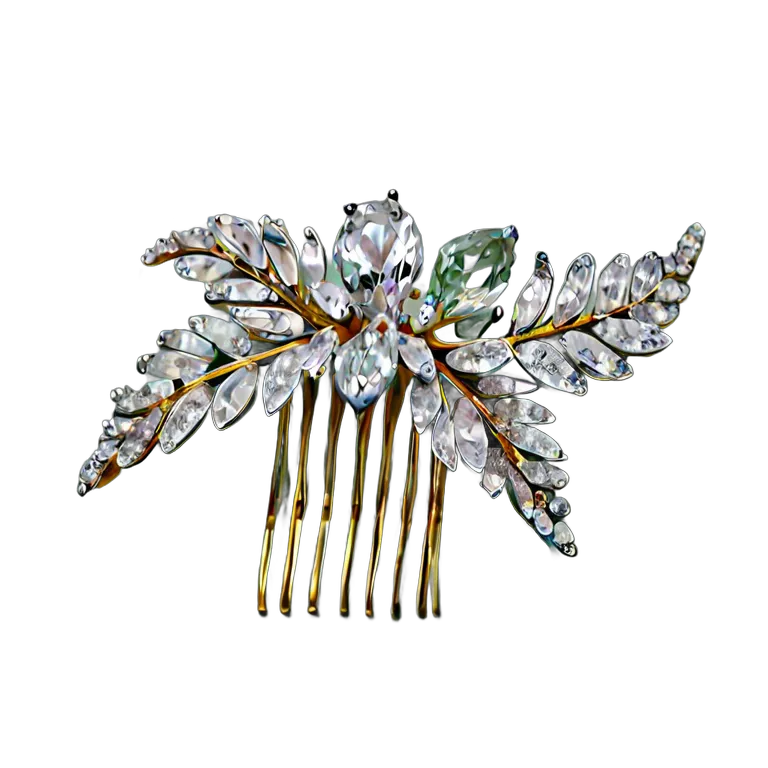 行事 結婚式 ダイヤモンドヘアクリップ 透過 PNG 画像 フリー素材 #34659