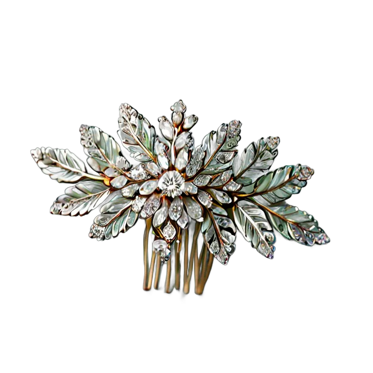 行事 結婚式 ダイヤモンドヘアクリップ 透過 PNG 画像 フリー素材 #34664