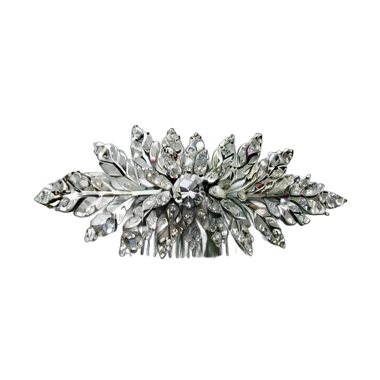 行事 結婚式 ダイヤモンドヘアクリップ 透過 PNG 画像 フリー素材 #34665