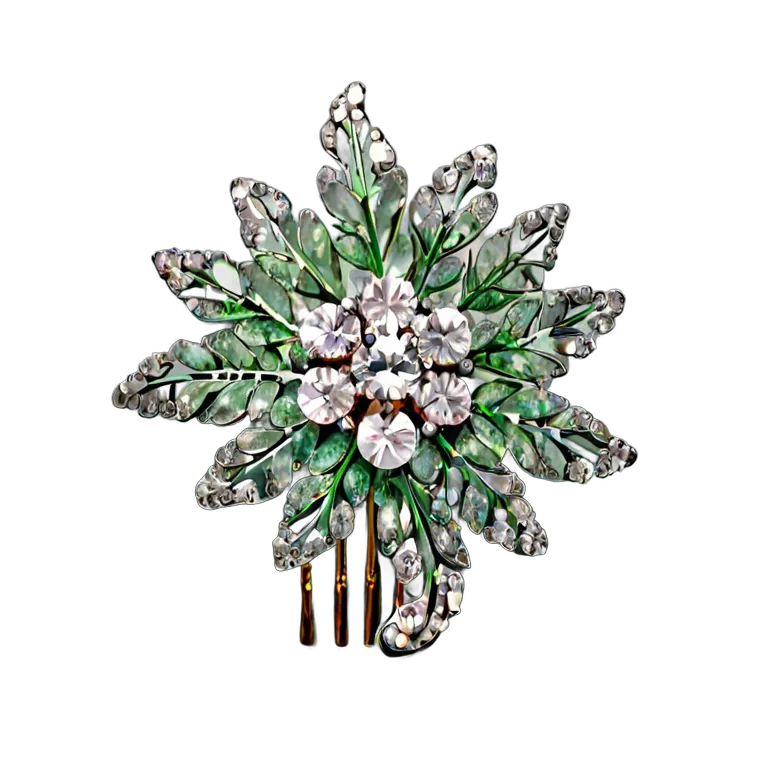 行事 結婚式 ダイヤモンドヘアクリップ 透過 PNG 画像 フリー素材 #34668