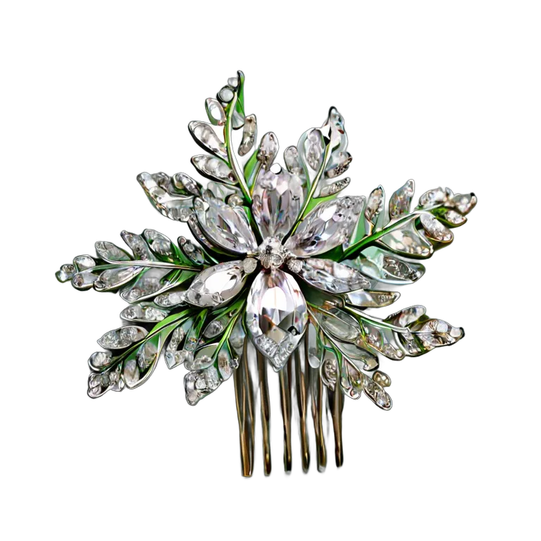 行事 結婚式 ダイヤモンドヘアクリップ 透過 PNG 画像 フリー素材 #34671