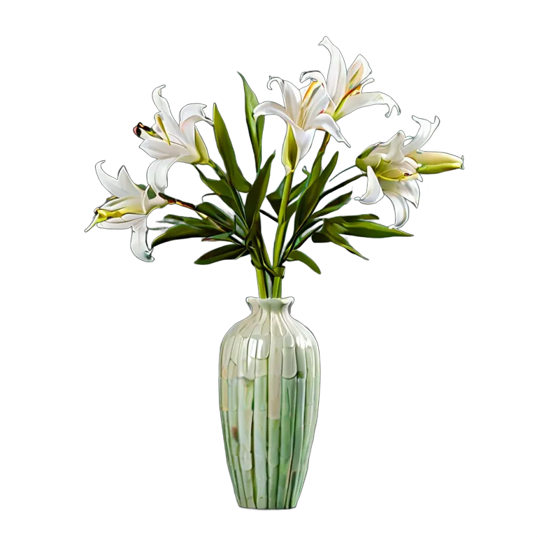 行事 結婚式 日本の竹の花瓶 透過 PNG 画像 フリー素材 #34611