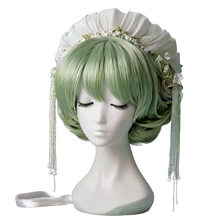 行事 結婚式 日本のブライダルウィッグ装飾 透過 PNG 画像 フリー素材 #34631